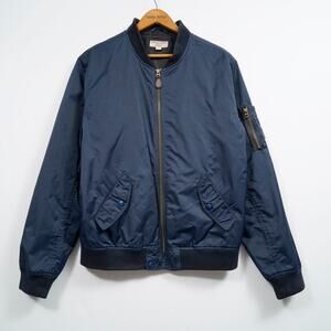 Wallace & Barnes MA-1 Bomber Jacket – Size L – Olive Green – Read Description